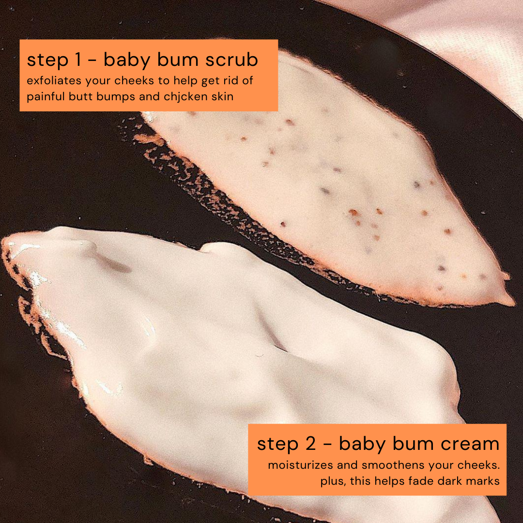 Butt acne buttne booty scrub booty lotion