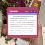 honey beauty baby bum scrub cosmo philippines