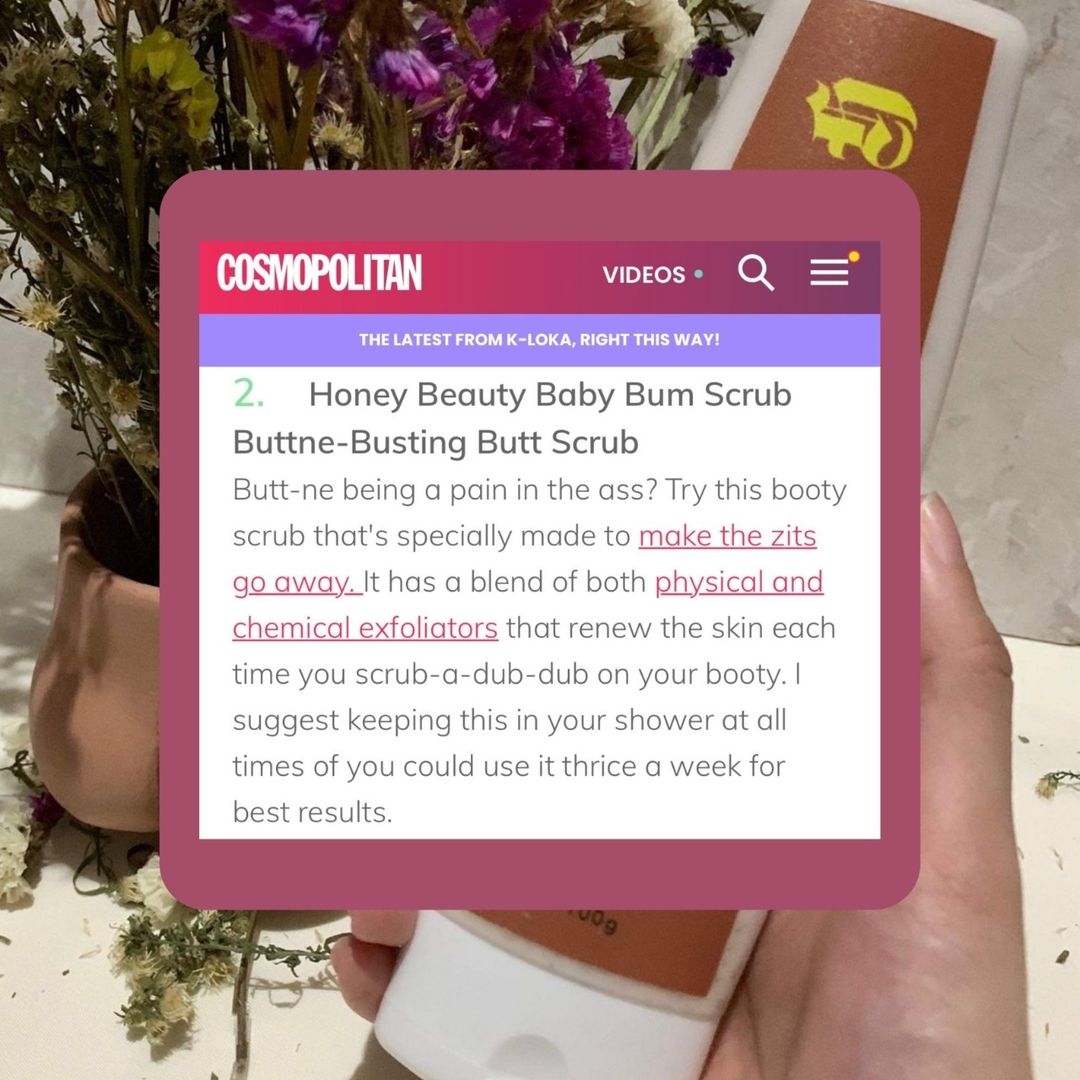 honey beauty baby bum scrub cosmo philippines