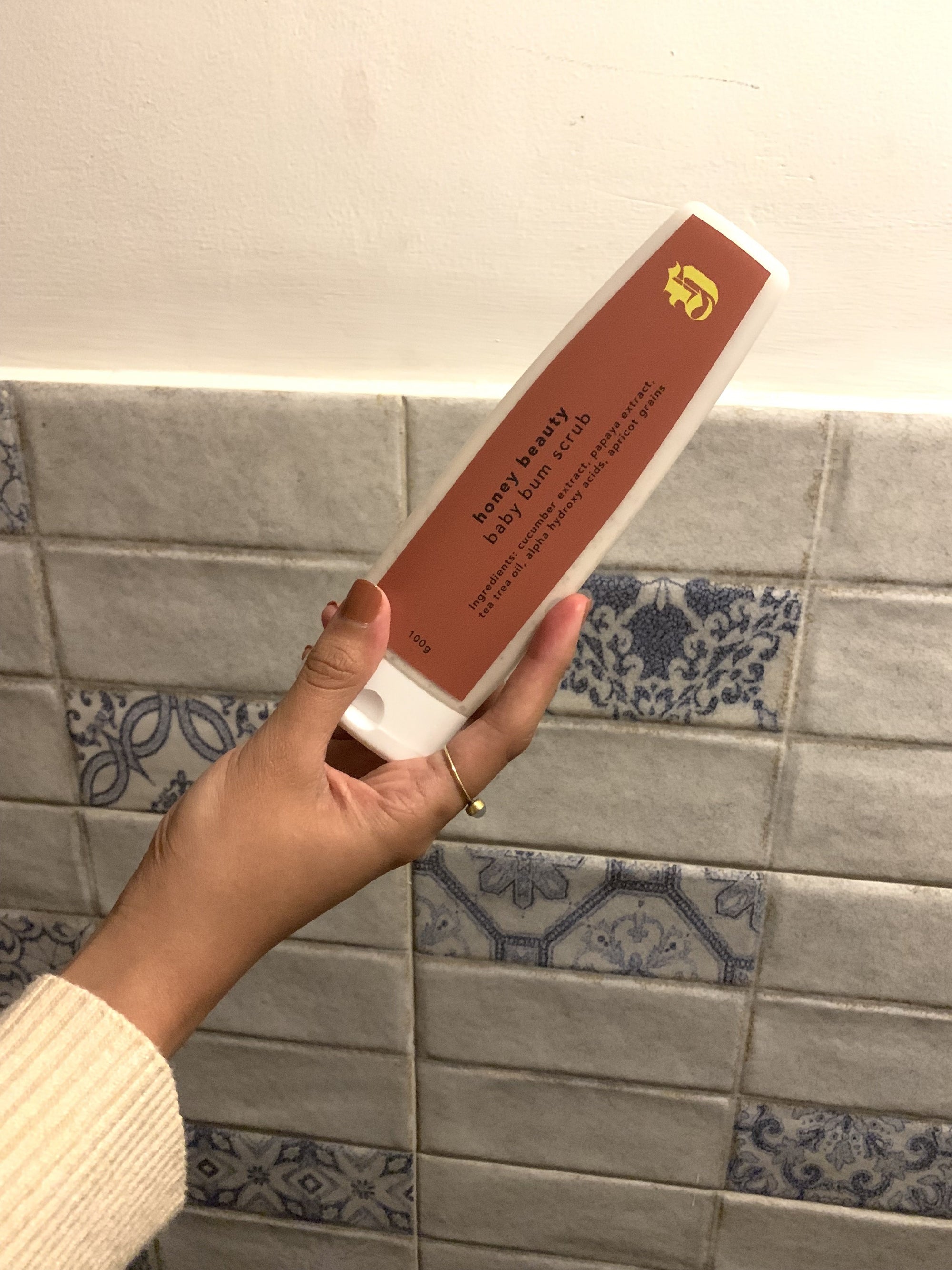 Butt acne buttne Baby Bum Scrub - Honey Beauty Ph